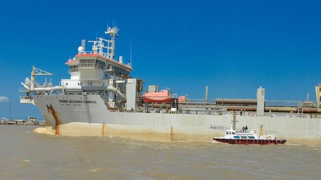 La Dirección General Marítima (Dimar), a través de su Capitanía de Puerto, determinó que las condiciones continúan cambiantes en el canadl de acceso al Puerto de Barranquilla. Foto: Colprensa