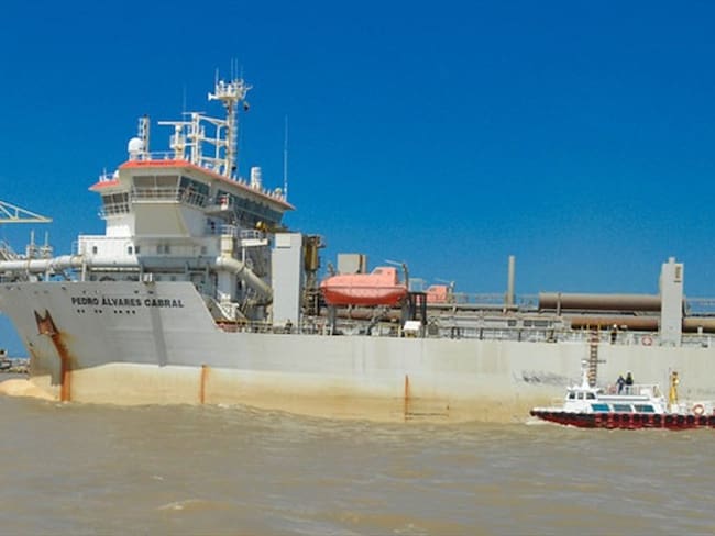 La Dirección General Marítima (Dimar), a través de su Capitanía de Puerto, determinó que las condiciones continúan cambiantes en el canadl de acceso al Puerto de Barranquilla. Foto: Colprensa