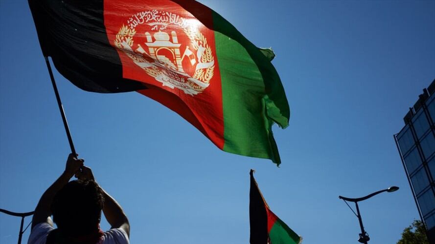 Juan Francisco Espinosa brindó detalles sobre la llegada de 4.000 ciudadanos afganos a Colombia. Foto: Getty Images / ALAIN PITTON