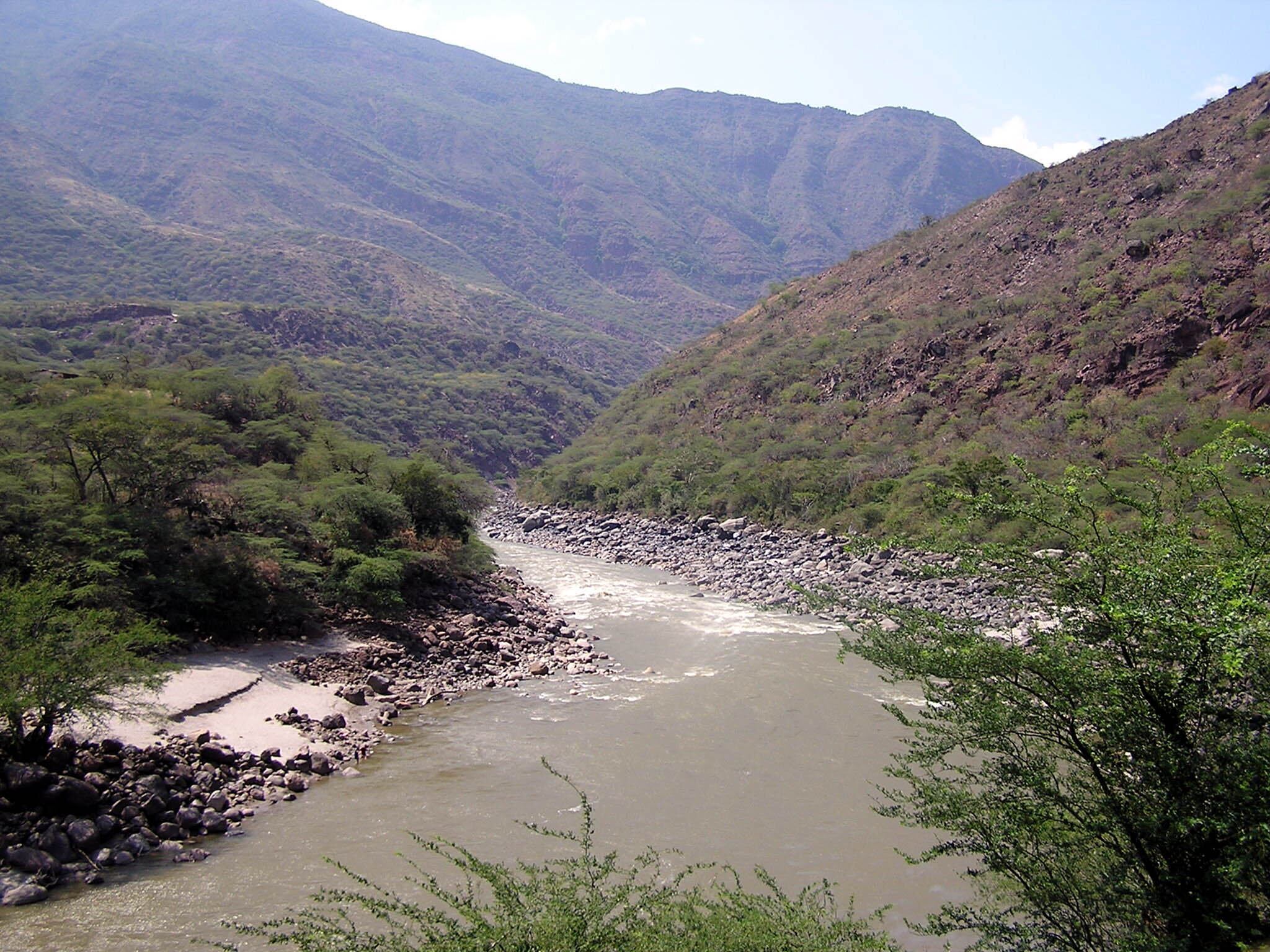 Río Sogamoso, Santander (COLPRENSA-VANGUARDIA LIBERAL).