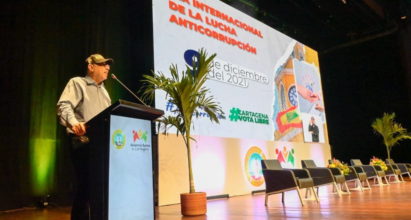 William Dau, alcalde de Cartagena. Crédito: Cortesía.