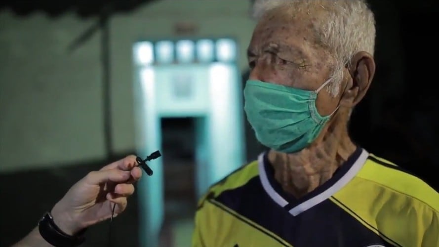 El casi de Humberto Ospinal de 83 años causó indignación en redes sociales. Foto: Alcaldía de Palmira