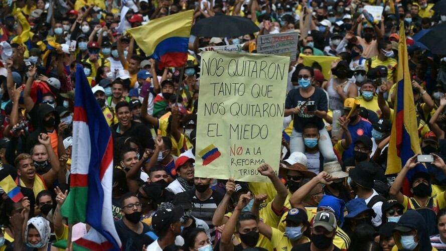 Más de 500 heridos entre civiles y policías dejan protestas en Cali . Foto: Getty Images