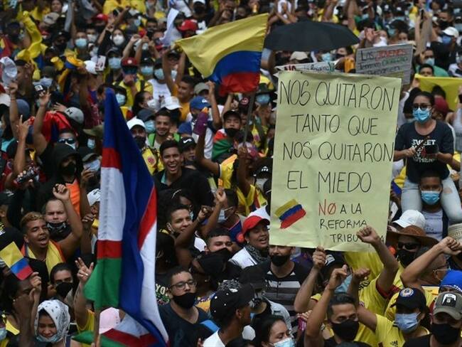 Más de 500 heridos entre civiles y policías dejan protestas en Cali . Foto: Getty Images