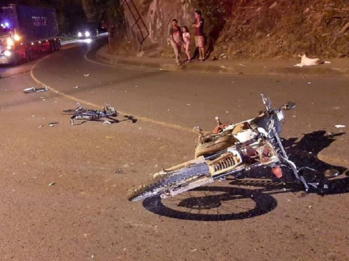 Un menor de edad resultó severamente herido en un accidente en Anserma, Caldas