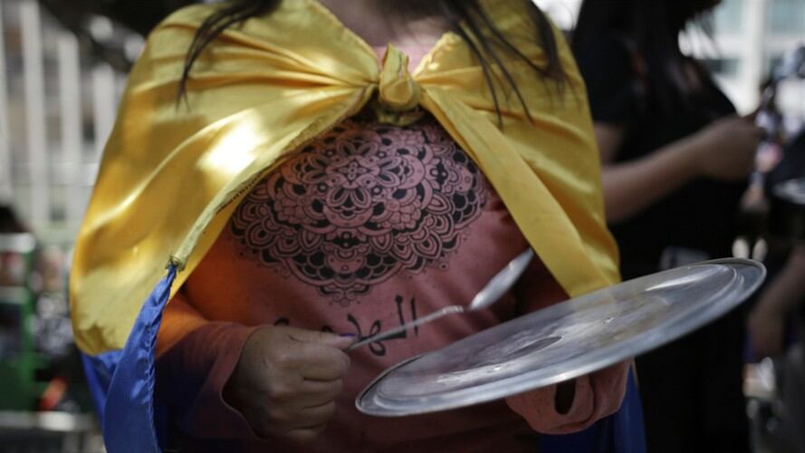 Cacerolazo . Foto: C