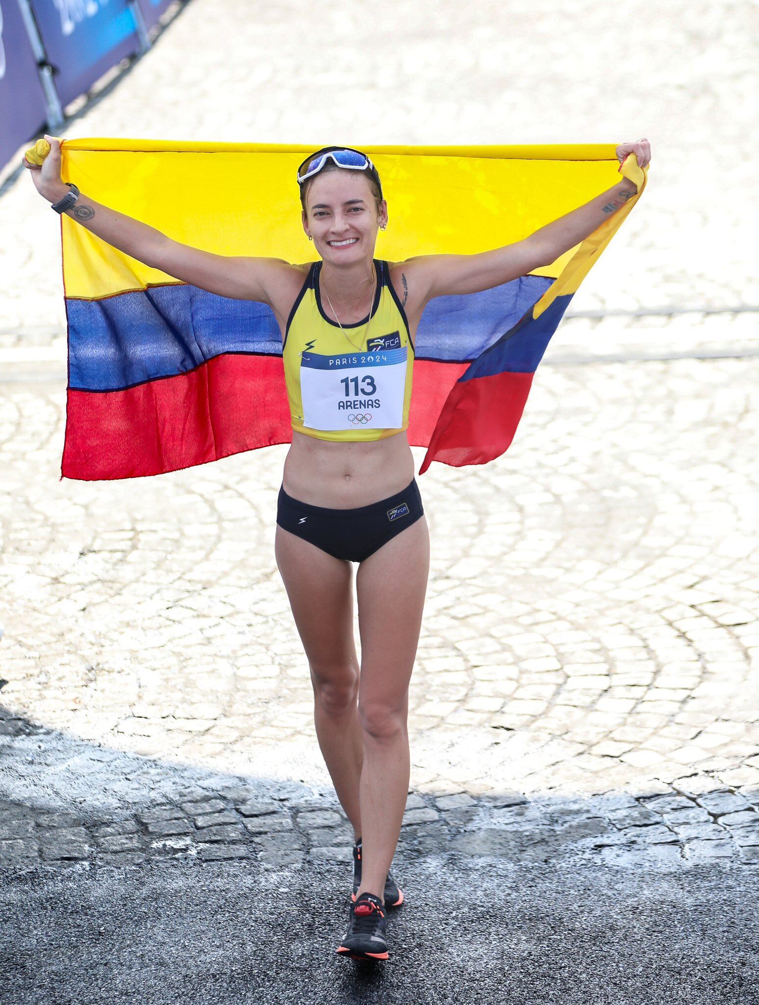 Di lo mejor hasta el final: Lorena Arenas por su participación en marcha de JJ. OO.