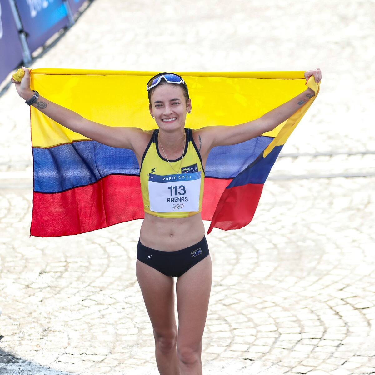Di lo mejor hasta el final: Lorena Arenas por su participación en marcha de JJ. OO.