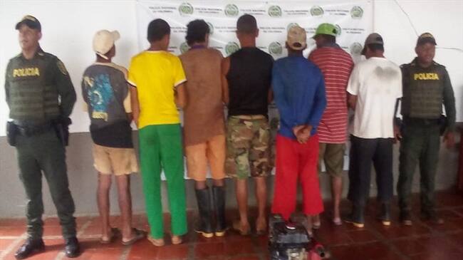 La acción policial se llevó a cabo en la vereda Can, zona rural del municipio de San José de Uré. Foto: Redacción W Radio