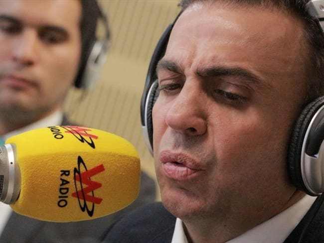 Musa Besaile en La W. Foto: La W con Vicky Dávila