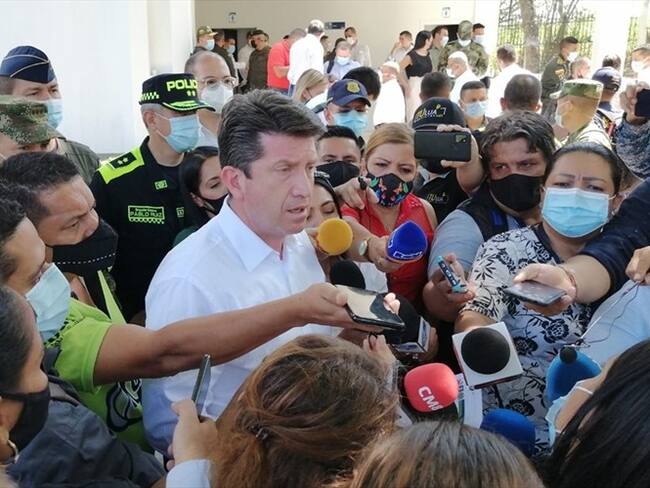 "La fuerza pública actuó de manera legítima y que la responsabilidad de la muerte de menores en medio de combates debe recaer sobre el ELN": Diego Molano, ministro de Defensa. Foto: Cortesía Policía