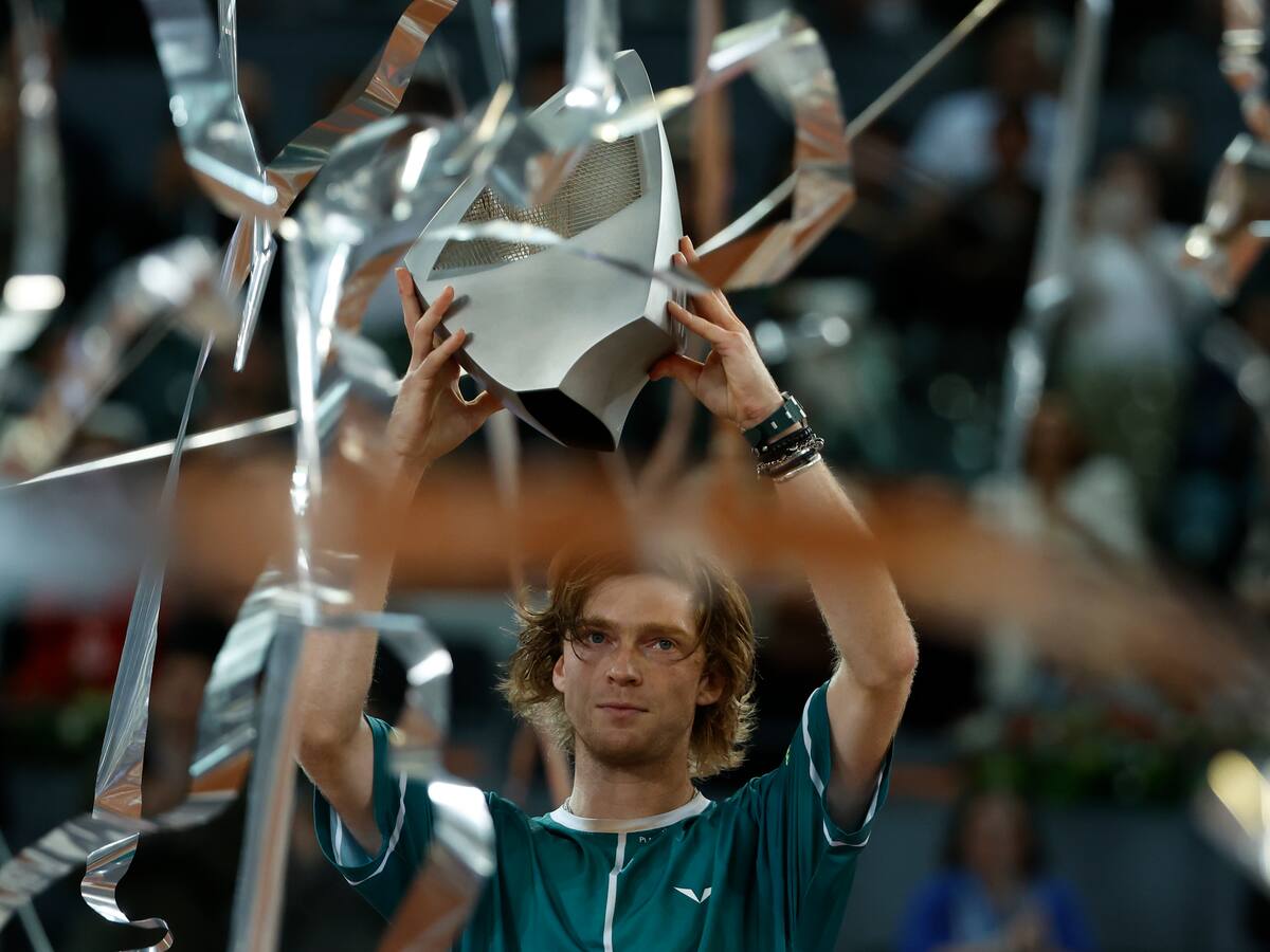 Rublev se coronó campeón del Masters 1.000 de Madrid tras derrotar a Félix Auger-Aliassime