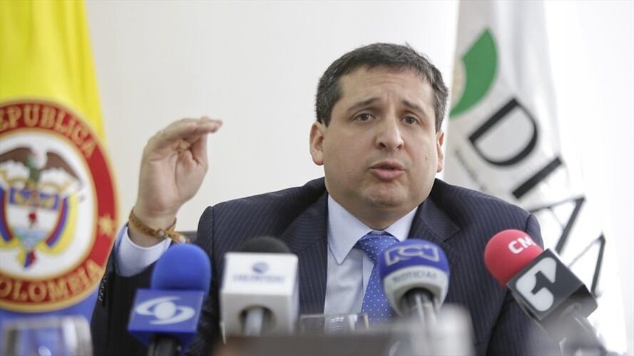 El director de General de la Dian, José Andrés Romero. Foto: Colprensa