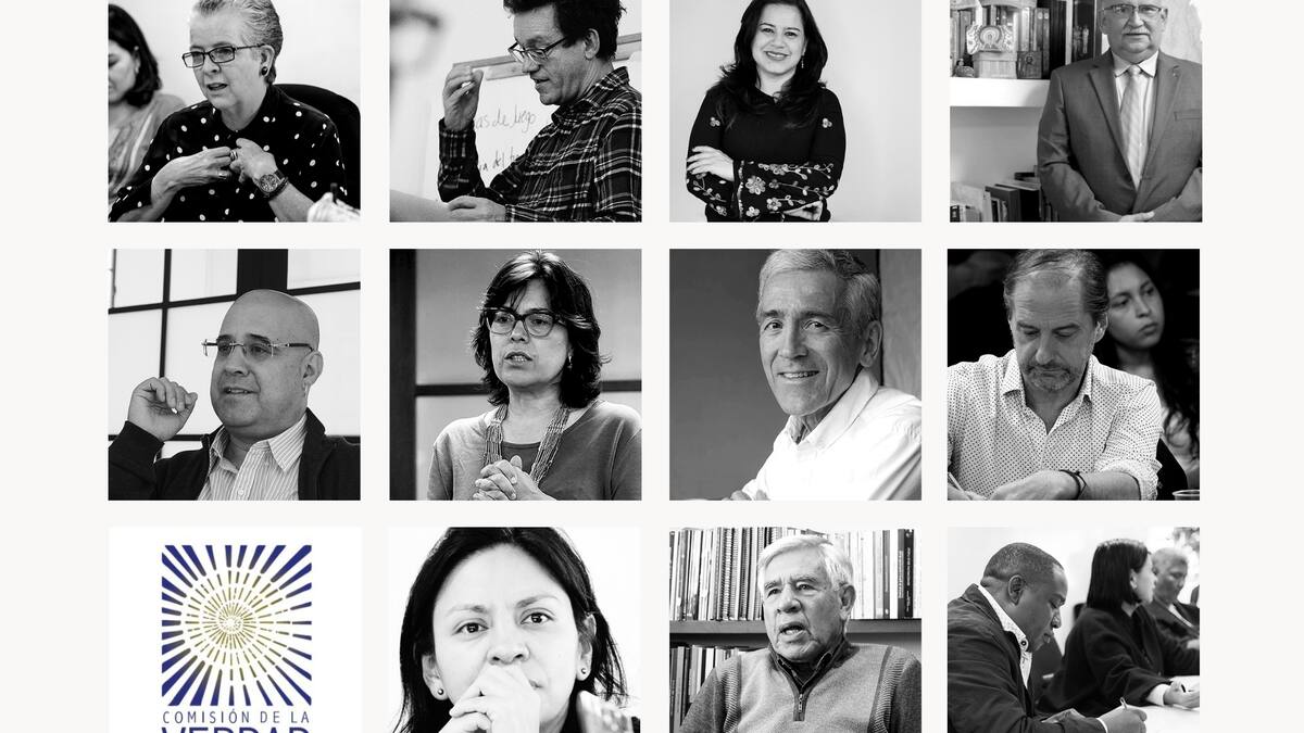 Las personas detrás del informe final de la Comisión de la Verdad