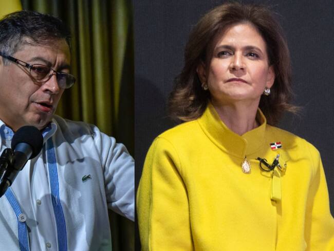 Presidente Gustavo Petro y vicepresidenta de República Dominicana, Raquel Peña. Fotos: GettyImages