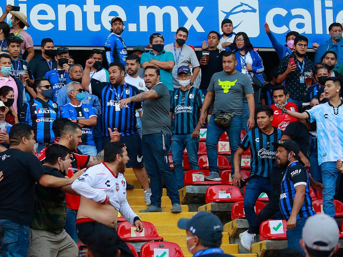 Tragedia en México: al menos 22 heridos dejan disturbios en estadio de fútbol de Querétaro