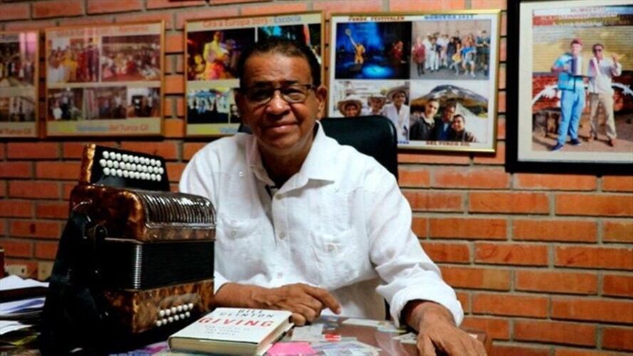 Andrés 'El Turco' Gil. Foto: Cortesía Festival de la Leyenda Vallenata.