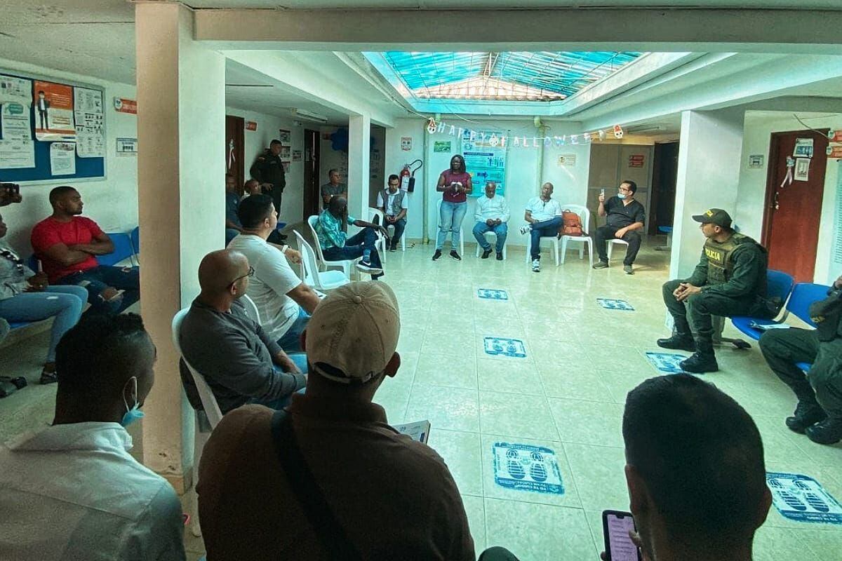 La situación obligó a que las autoridades realizaran un consejo extraordinario de seguridad. Crédito: Alcaldía de Guachené. 