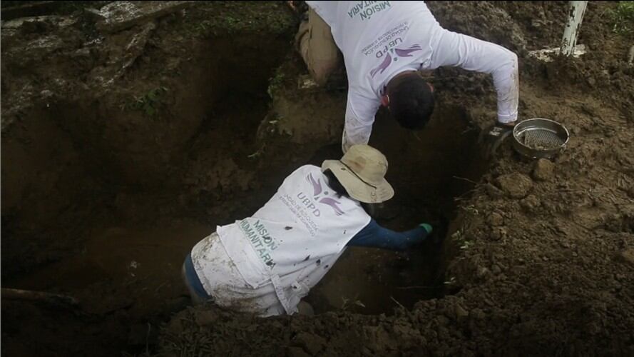 Víctimas de desaparición en Chocó. Foto: Cortesía UBPD