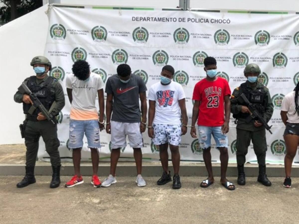 66 capturas en Chocó por diferentes delitos