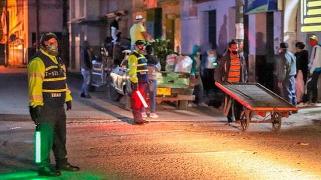 Las autoridades locales realizan controles para evitar la propagación del virus en la población. Foto: Alcaldía de Timbío