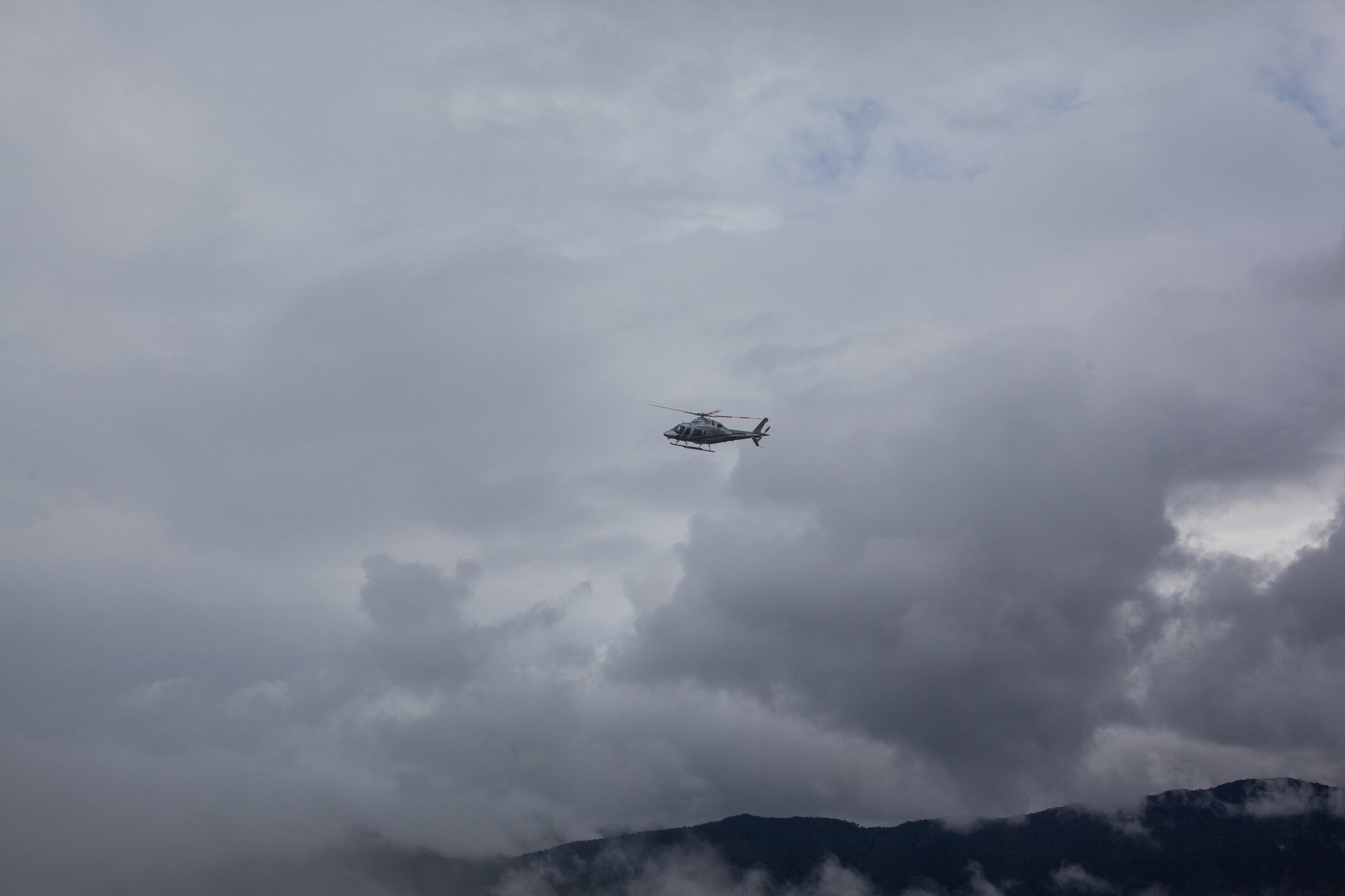 Helicóptero en playa de San Andrés / imagen de referencia. Foto: Getty Images