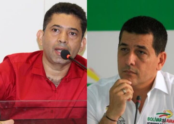 Foto: Diputado Elkin Benavides y exgobernador Dumek Turbay / Colprensa