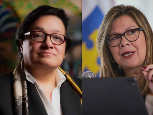 Amelia Pérez y de Luz Adriana Camargo. Fotos: Corte Suprema de Justicia y (Colprensa - Cristian Bayona).