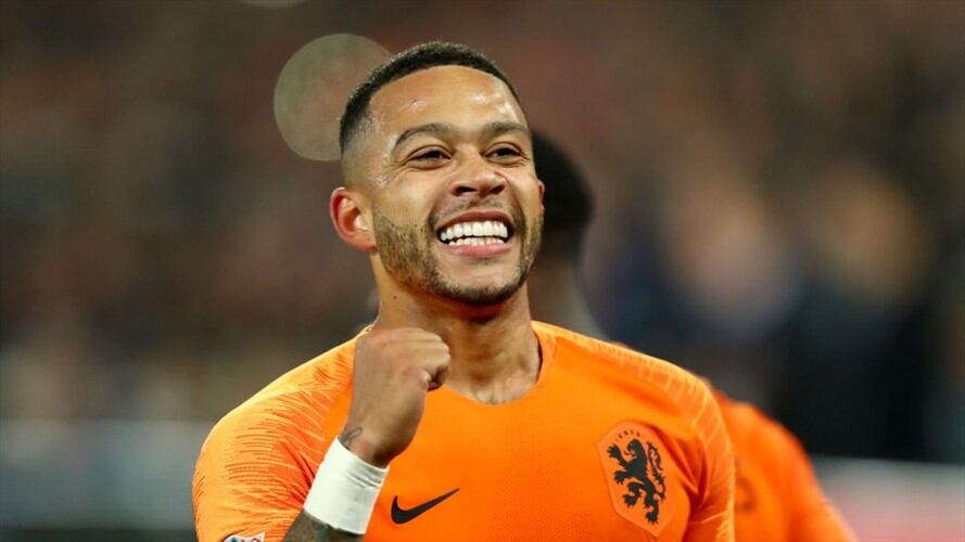 Se hizo oficial: Memphys Depay es nuevo jugador del Barcelona. Foto: Getty Images