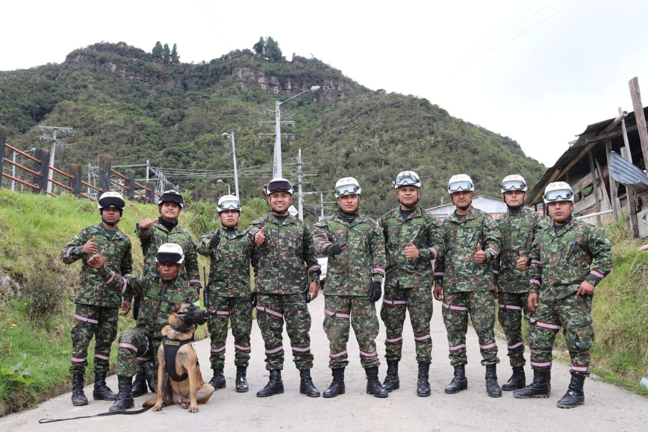 Brigada de Ingenieros de Atención y Prevención de Desastres. Foto: Comando de Ingenieros