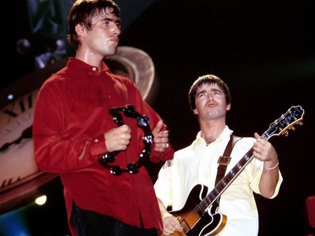 Noel y Liam Gallagher. (Photo by Simon Ritter/Redferns)