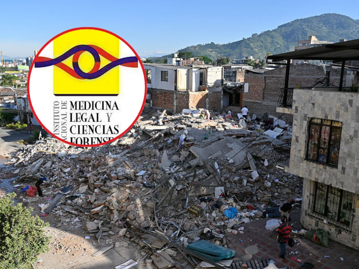 Medicina Legal identifica a 279 víctimas del terremoto y reporta 208 desaparecidos