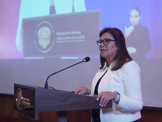 Luz Adriana Camargo, fiscal general de la Nación. EFE/ Corte Suprema Colombia
