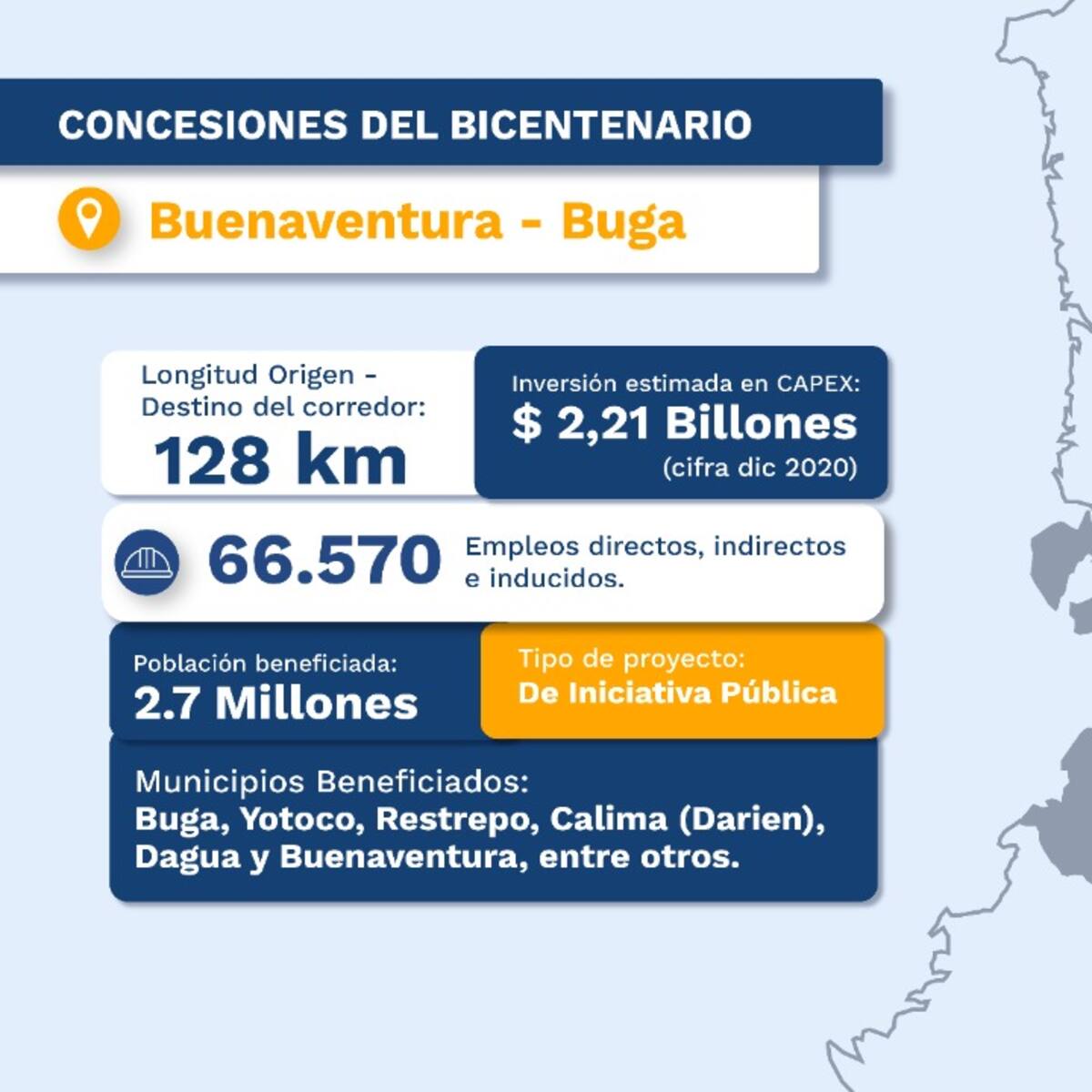 El Gobierno abrió licitación para el corredor Buenaventura – Buga