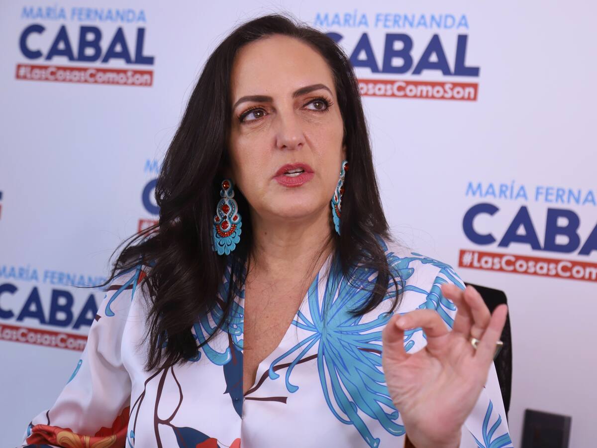 “Es una bofetada a Petro”: María Fernanda Cabal sobre la primera vuelta