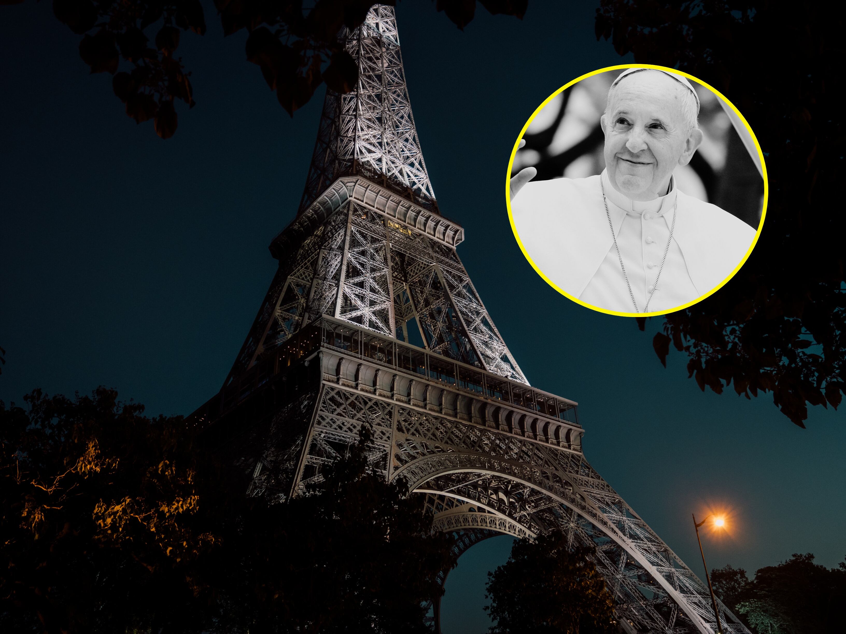 Torre Eiffel apagada. FOTO: Getty Images//Papa Francisco. FOTO: Lisa Maree Williams/Getty Images