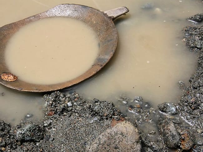 Entra en vigencia prohibición del mercurio en la minería de oro. Foto: Colprensa