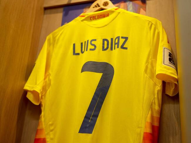 Camerino de la Selección Colombia previo al partido contra Argentina este 10 de septiembre de 2024. Foto: Twitter Selección Colombia.