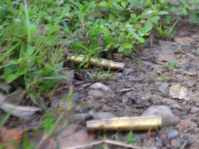 Las autoridades hallaron más de 150 cartuchos de munición 7.62 milímetros. Foto: Daniel Martínez. 