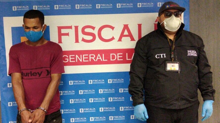 Mauricio Pedroza Cortecero fue capturado en el barrio Olaya Herrera de Cartagena. Foto: Cortesía