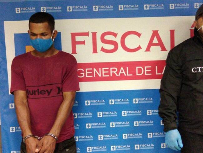 Mauricio Pedroza Cortecero fue capturado en el barrio Olaya Herrera de Cartagena. Foto: Cortesía