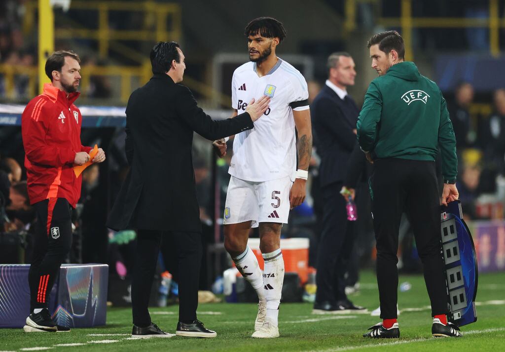 Tyrone Mings durante el partido de Aston VIllas vs Brujas. I Foto:  Aston Villa/Aston Villa FC via Getty Images.