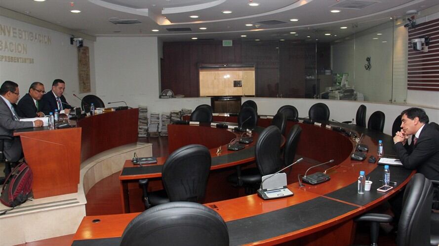 Comisión de Acusación recibe de la Fiscalía pruebas sobre caso Santos-Odebrecht. . Foto: Colprensa