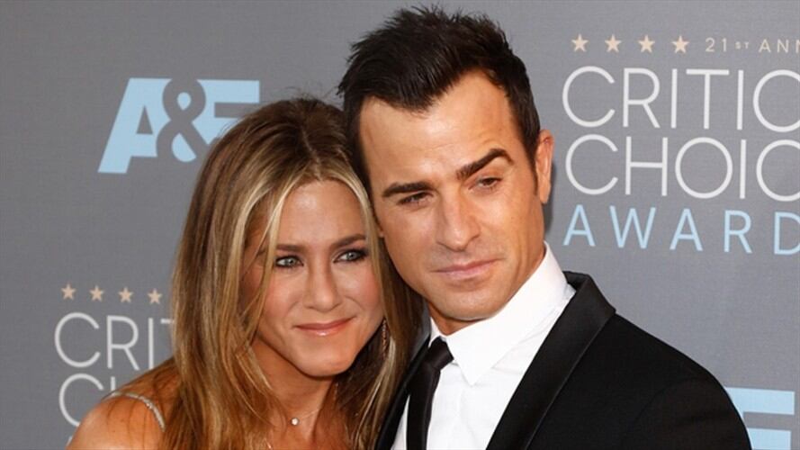 Jennifer Aniston y Justin Theroux. Foto: Bang Media