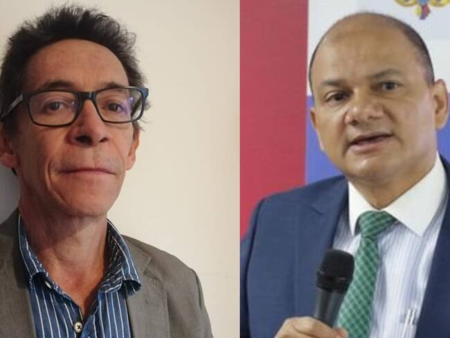 Jaime Urrego. Cortesía: Gobierno de Santa Marta / Luis Alberto Martínez. Cortesía: Twitter Luis_AMartinezS