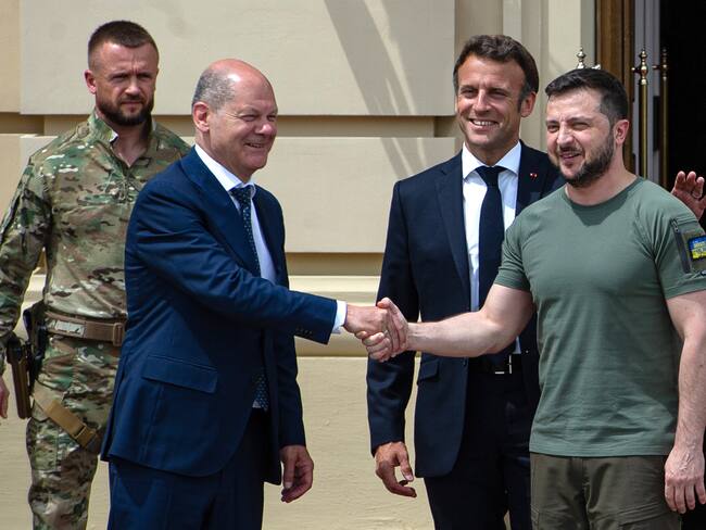 Canciller alemán anuncia que Zelenski participará en la próxima cumbre del G7