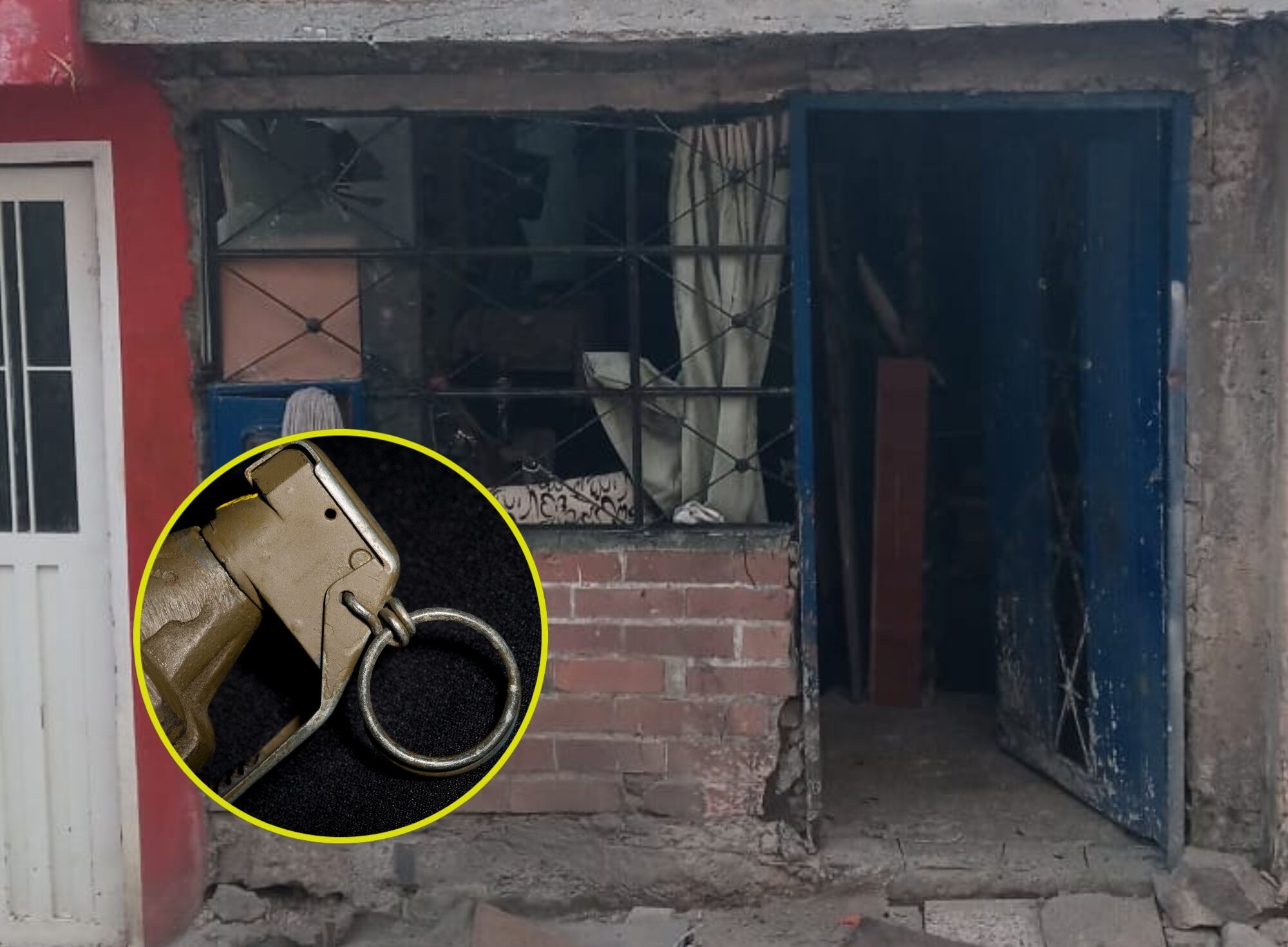 Casa víctima del ataque en Usme | Foto: Redes Sociales