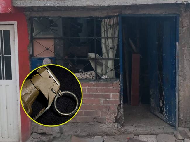 Casa víctima del ataque en Usme | Foto: Redes Sociales