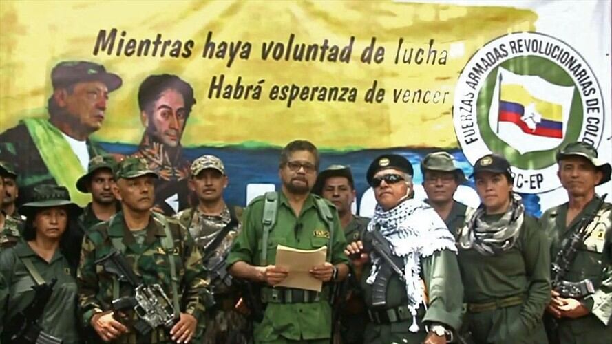 Iván Márquez, líder máximo de las disidencias de las Farc. Imagen de referencia Foto: Getty Images