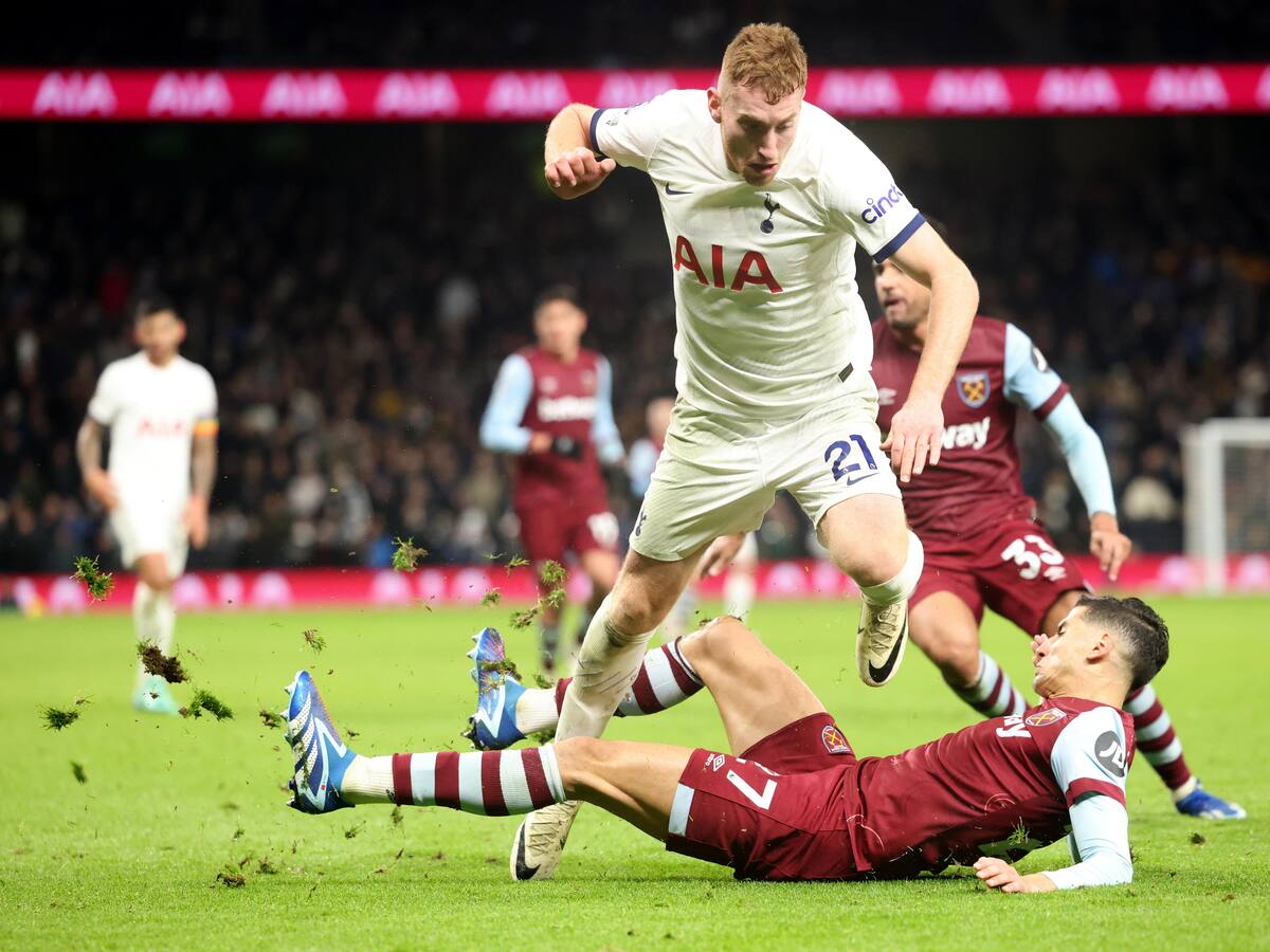 Tottenham perdió el derbi ante West Ham 2-1: es su cuarta derrota en cinco partidos